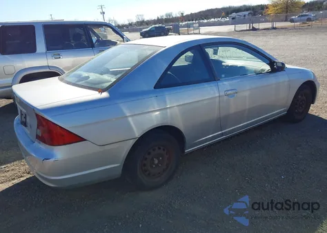 2002 Honda Civic Lx z USA, uszkodzony, nr VIN 1HGEM22572L088126